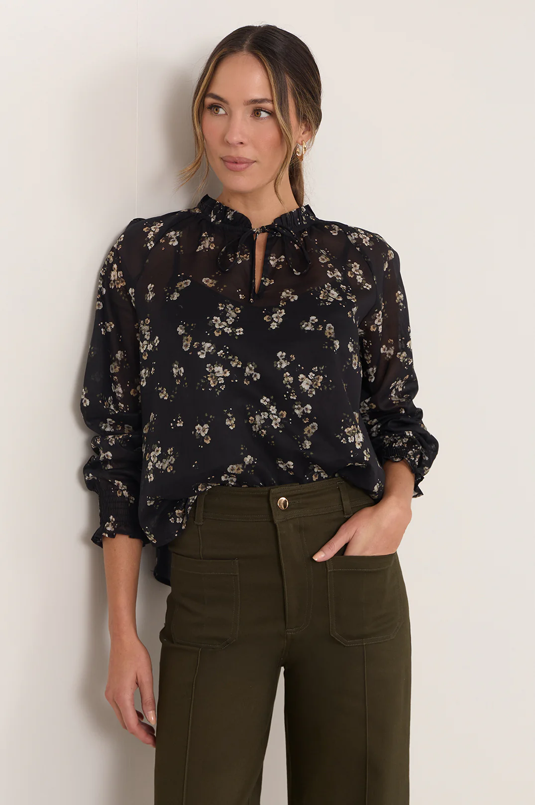 Adelaide Long Sleeve Top (Print) - Image 3