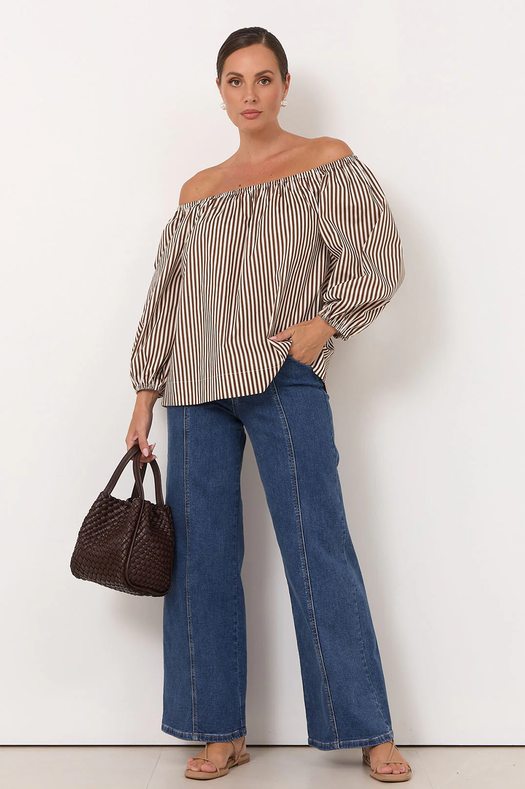 Adele Wide Leg Jean (Mid Denim) - Image 5