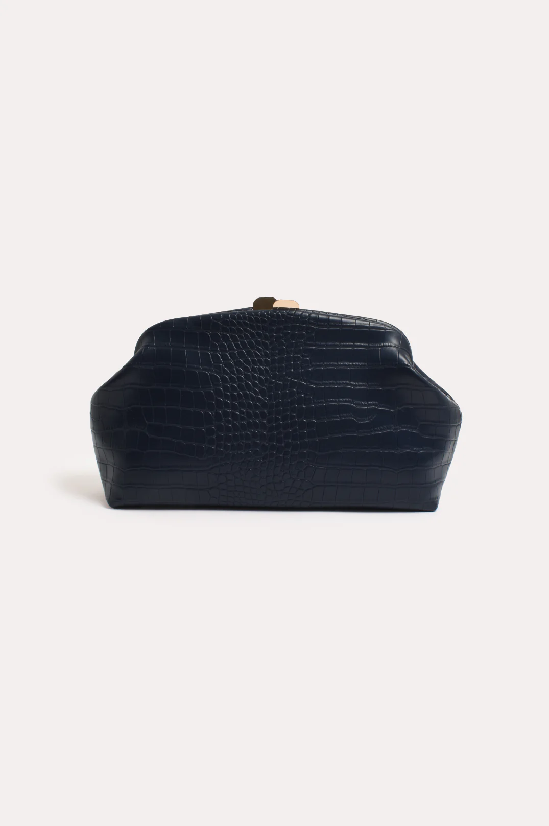 Archer Croc Clip Top Event Clutch (Navy)