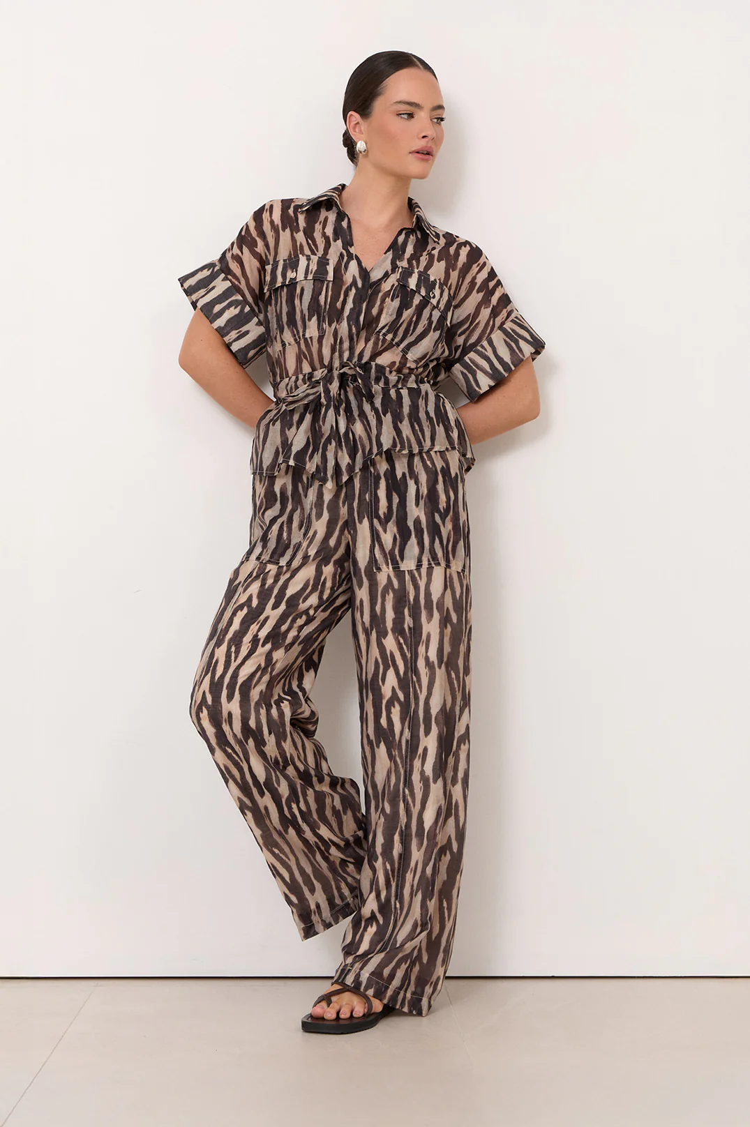 Artemis Zebra Print Pant (Zebra) - Image 3