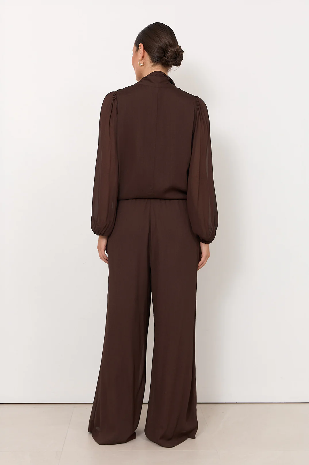 Asani Wide Leg Pant (Chocolate) - Image 4
