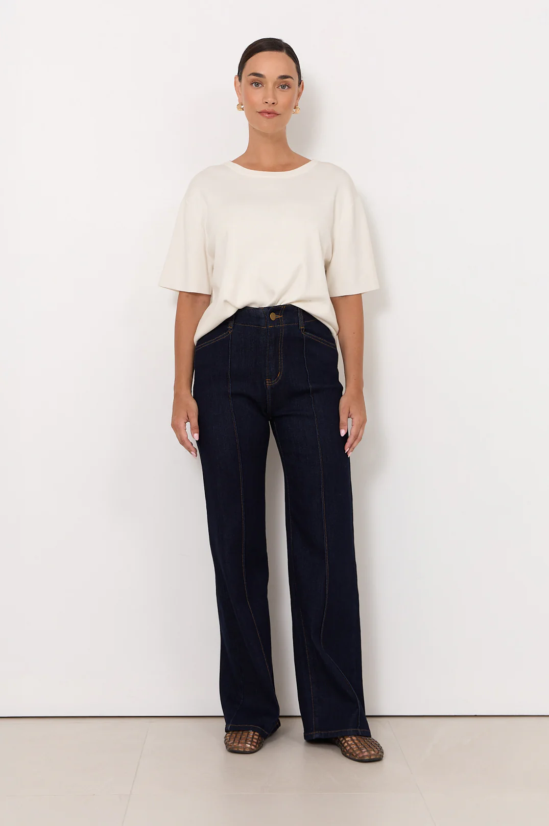 Athena Straight Leg Jean (Dark Denim) - Image 4