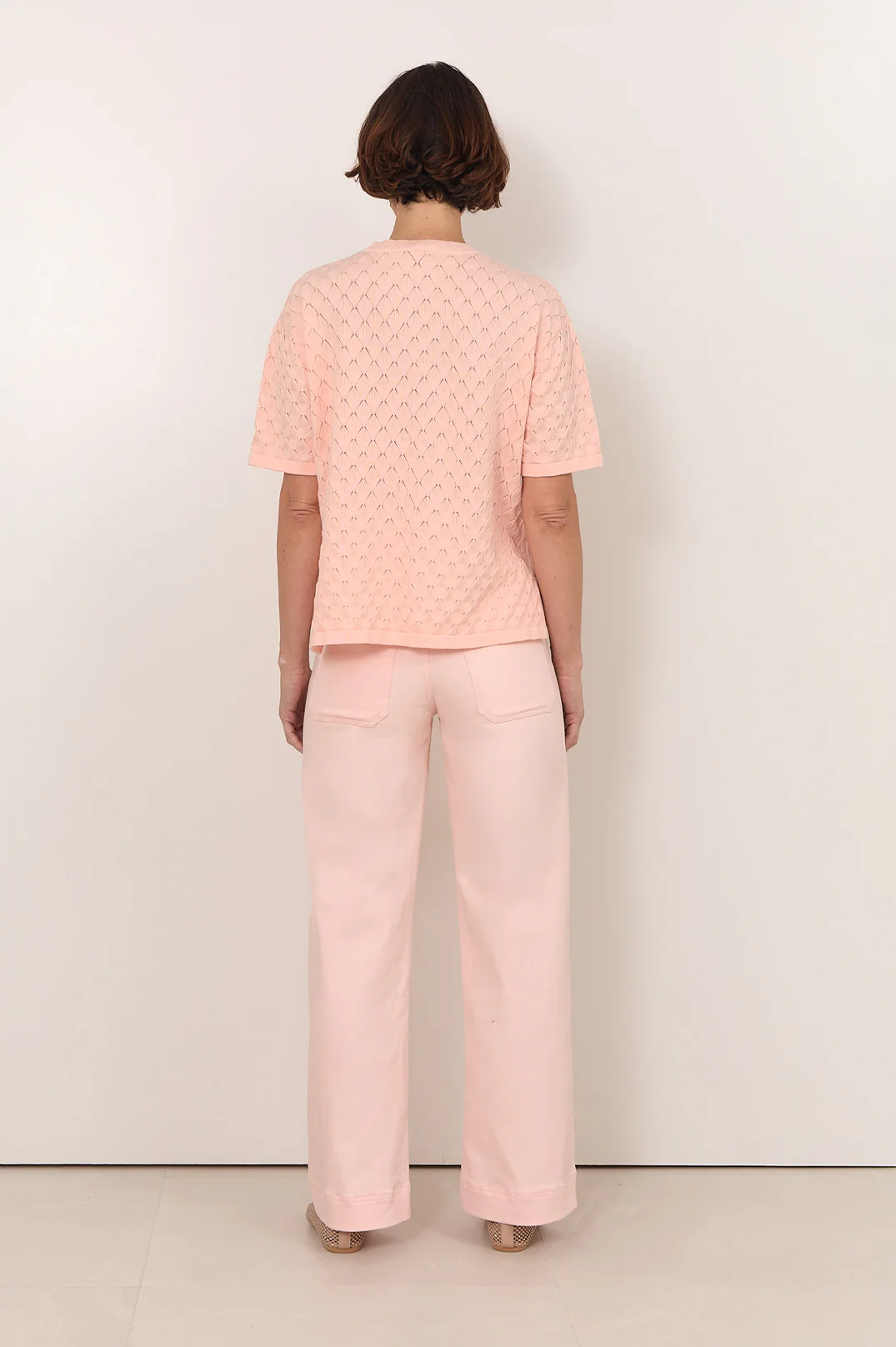 Bethany Textured Knit Top (Pink) - Image 4