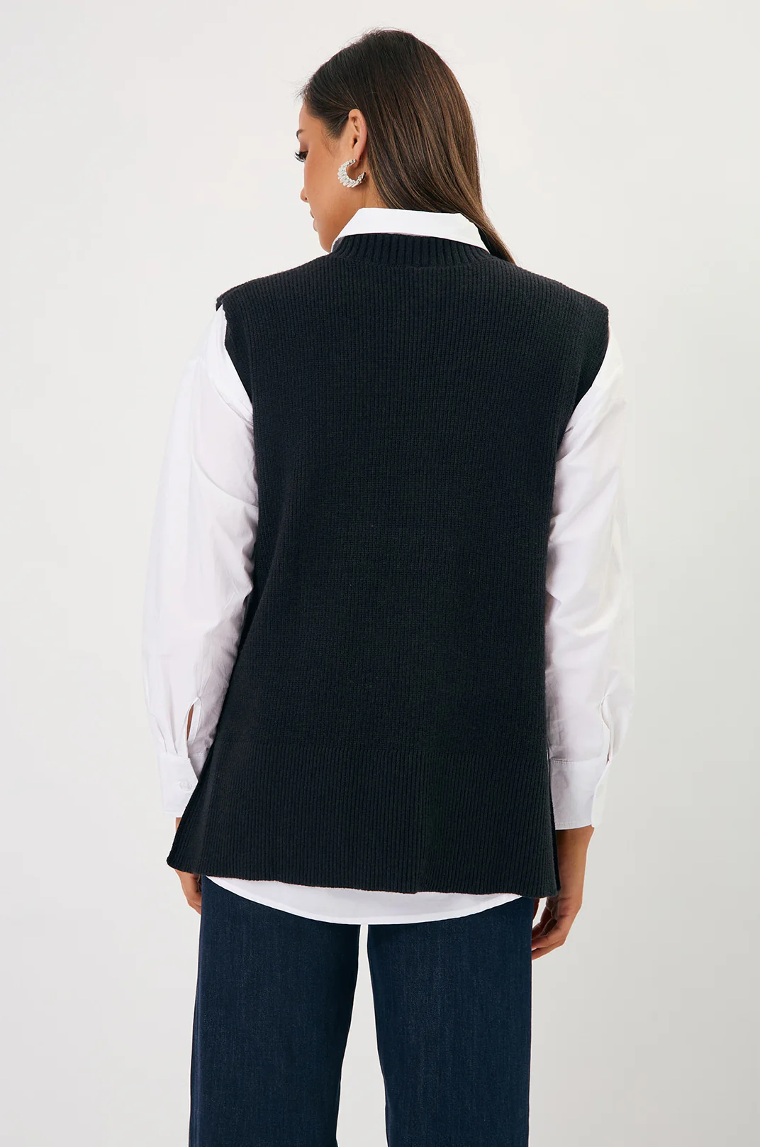 Bobby Knit Vest (Black) - Image 5