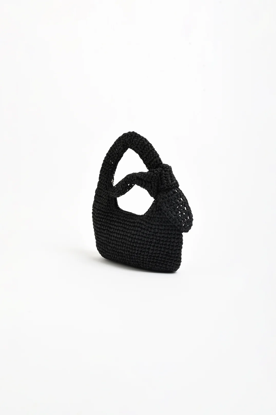 Bow Handle Mini Basket (Black) - Image 3