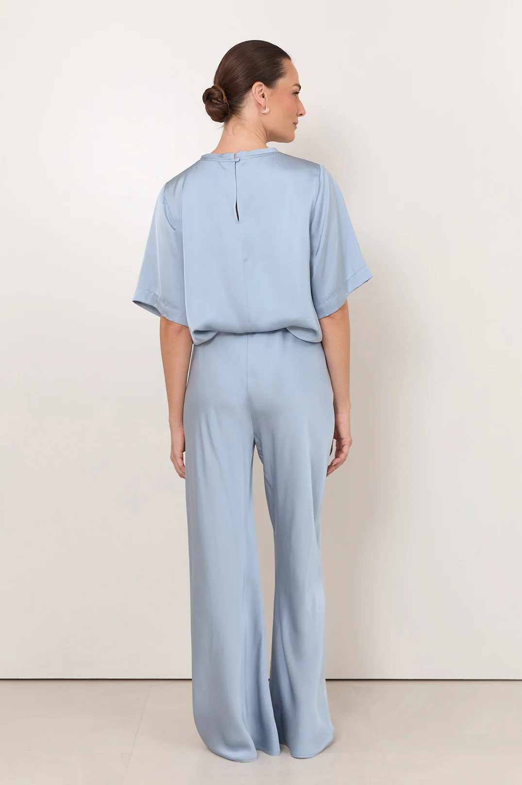 Cairo Bias Cut Pant (Blue) - Image 5