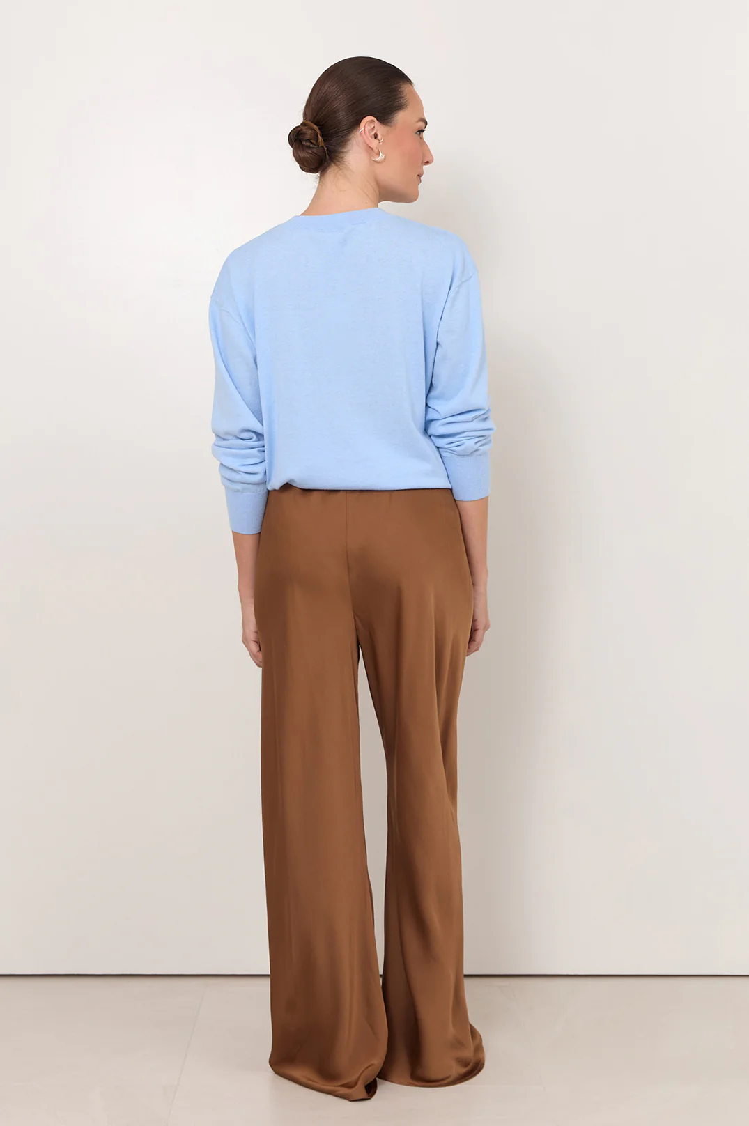 Cairo Bias Cut Pant (Toffee) - Image 5