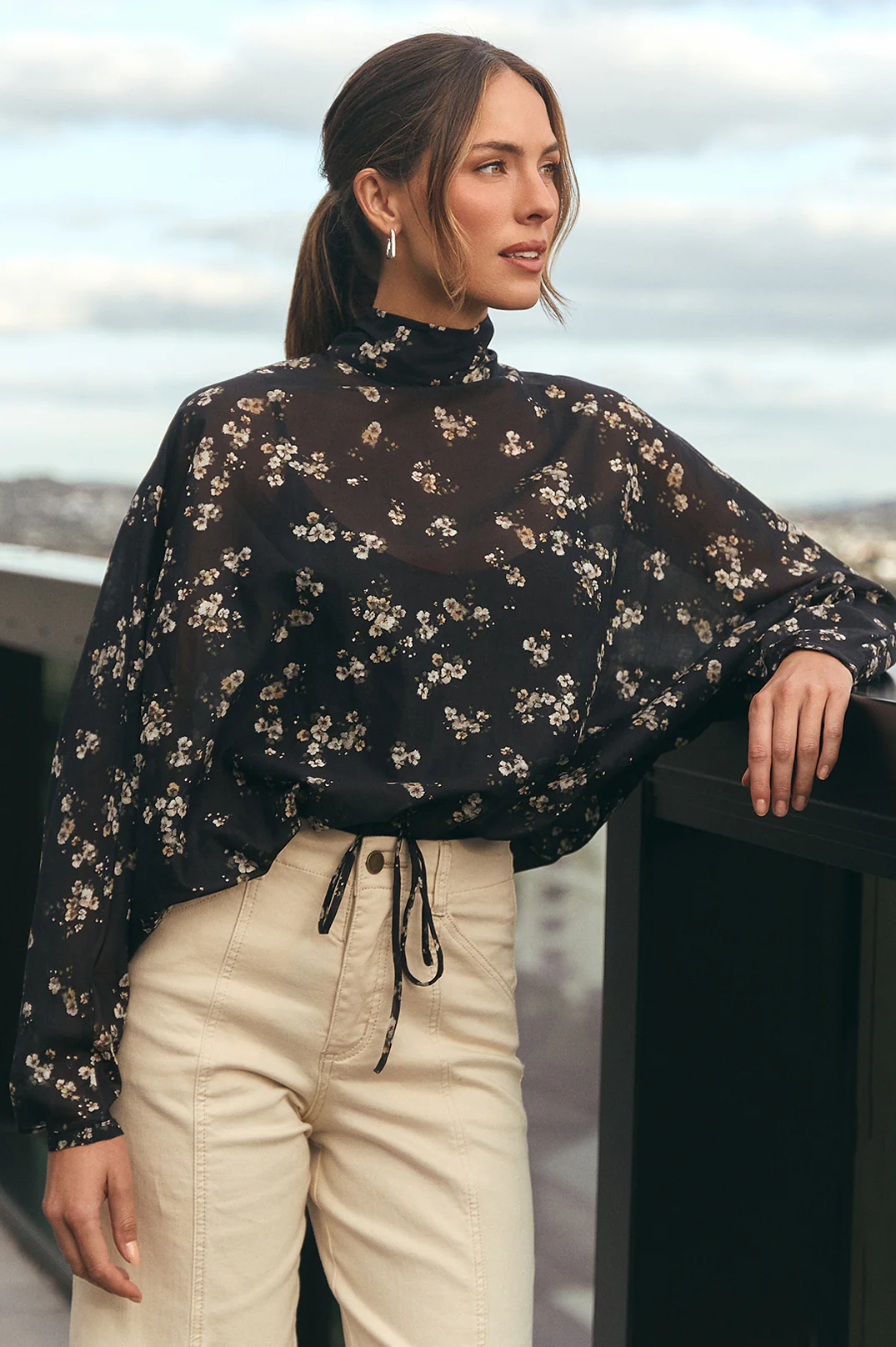 Cara Batwing Top (Print)