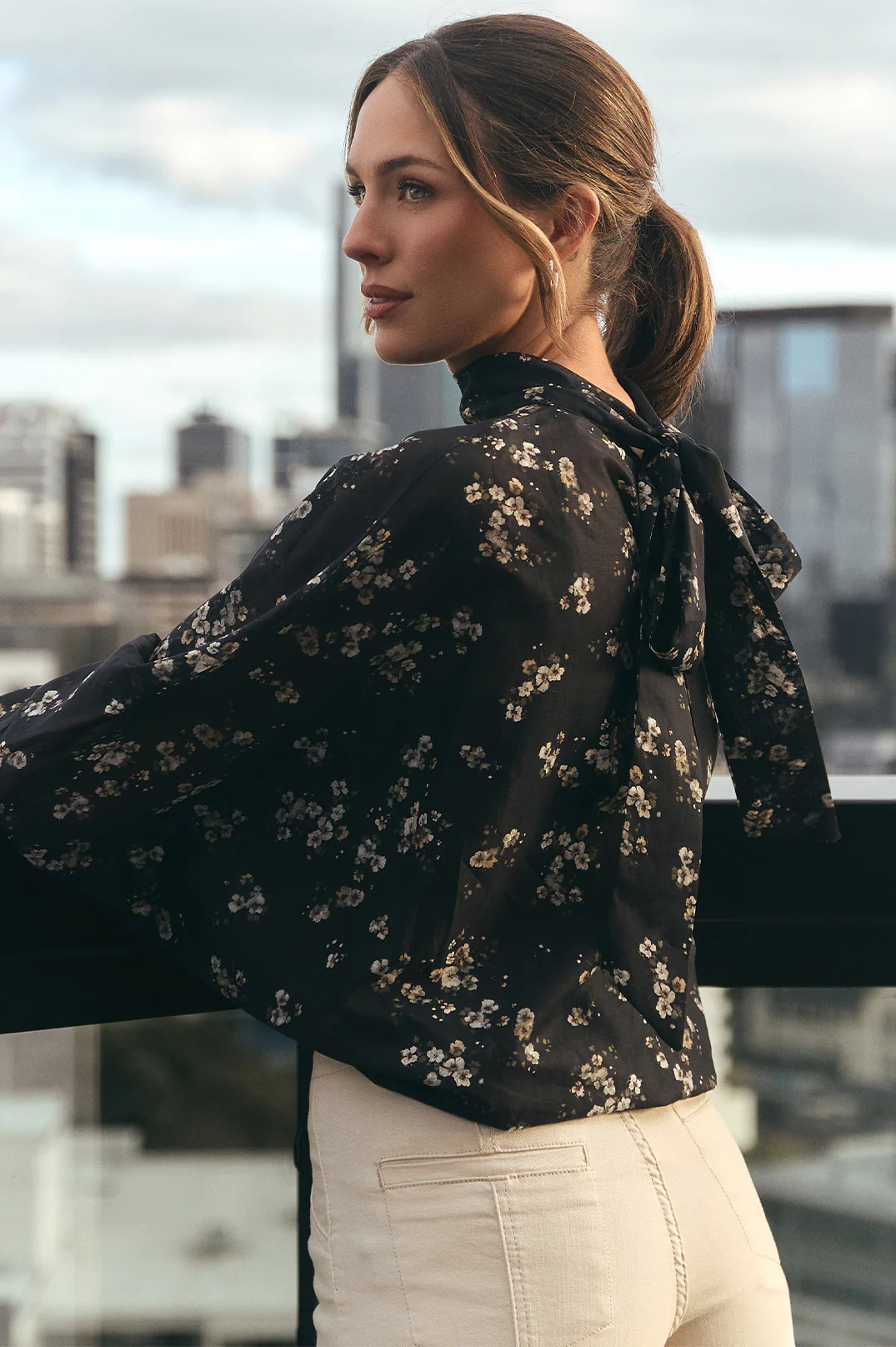Cara Batwing Top (Print) - Image 2