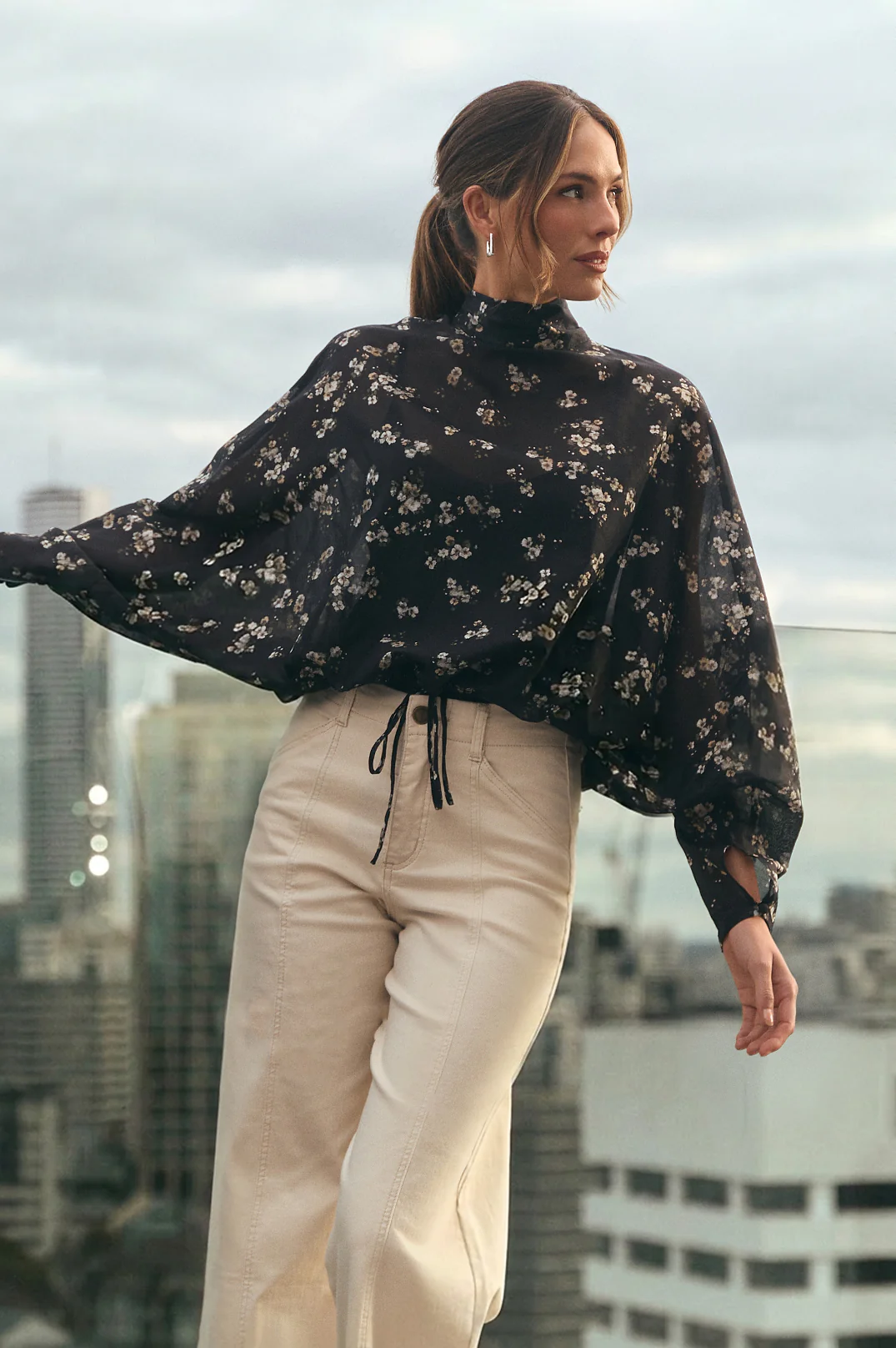 Cara Batwing Top (Print) - Image 9
