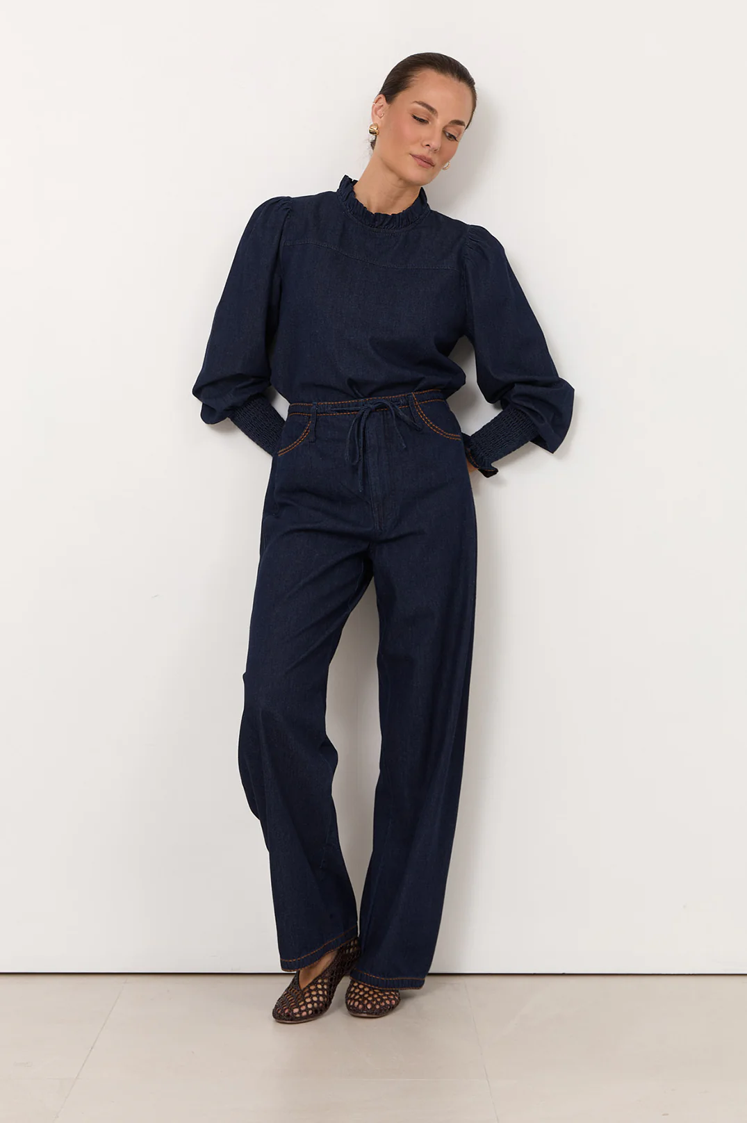 Chandler Lightweight Denim Pant (Dark Denim) - Image 2