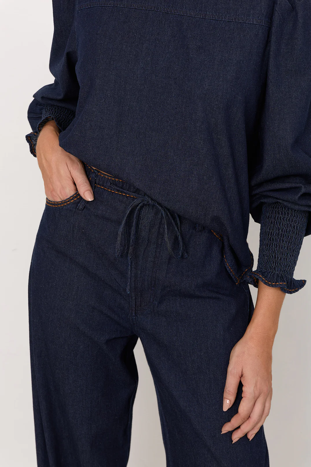 Chandler Lightweight Denim Pant (Dark Denim) - Image 3
