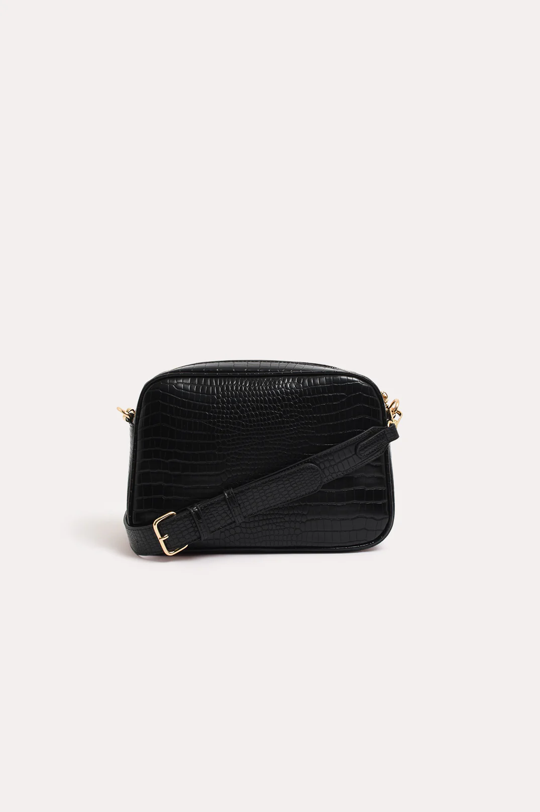 Charli Croc Camera Bag (Black) - Image 4