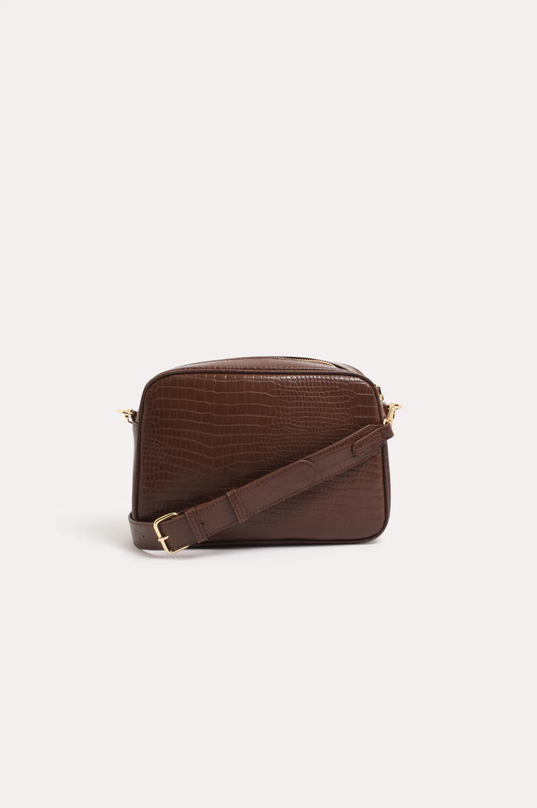 Charli Croc Camera Bag (Chocolate) - Image 4
