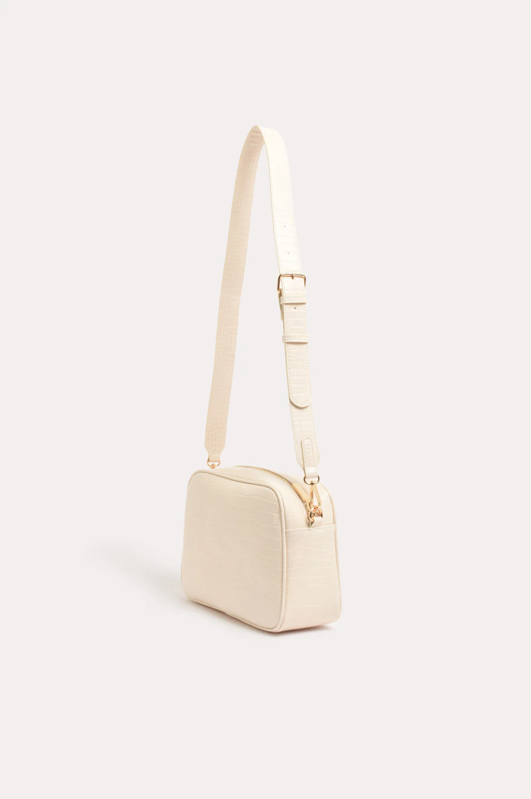 Charli Croc Camera Bag (Nude) - Image 3