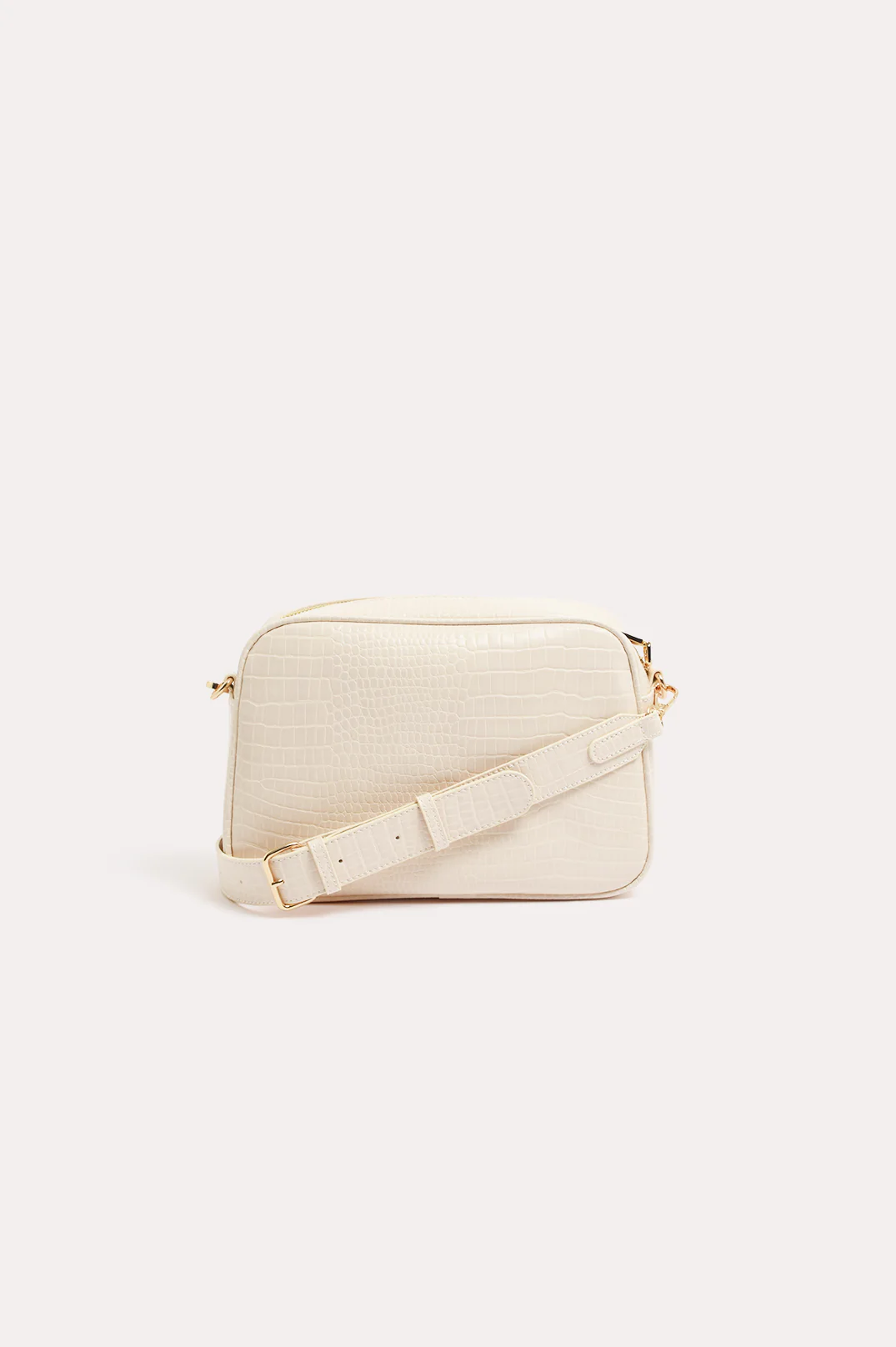 Charli Croc Camera Bag (Nude) - Image 4