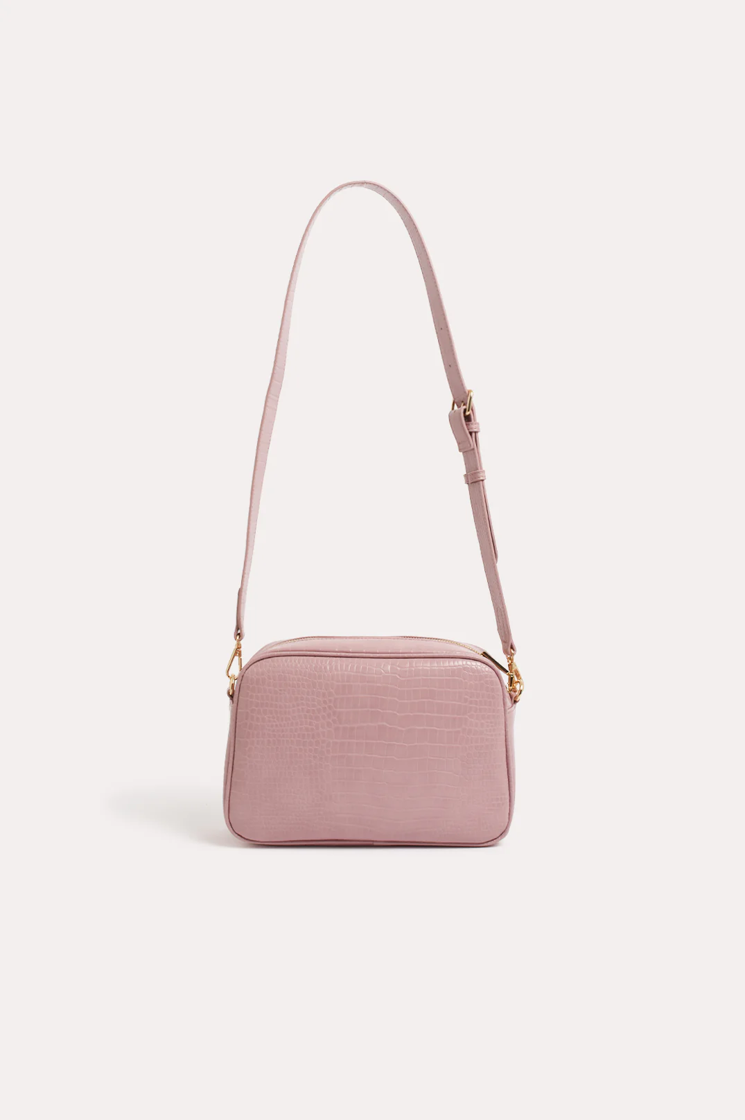 Charli Croc Camera Bag (Pink)