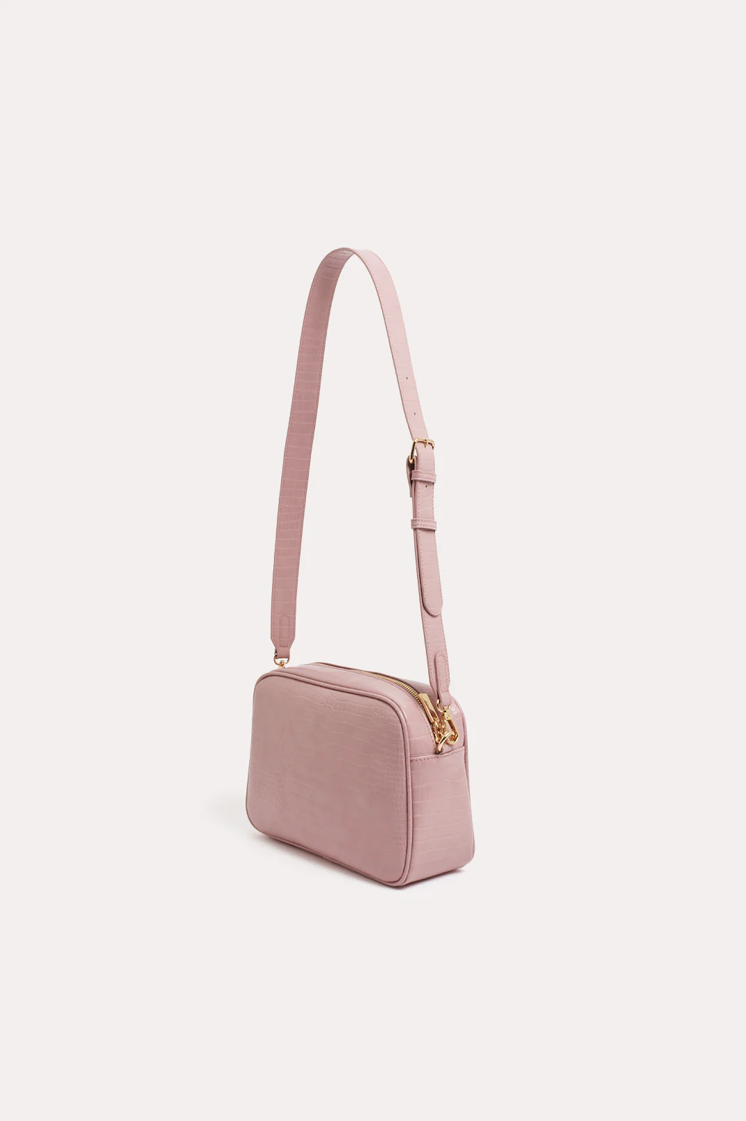 Charli Croc Camera Bag (Pink) - Image 3