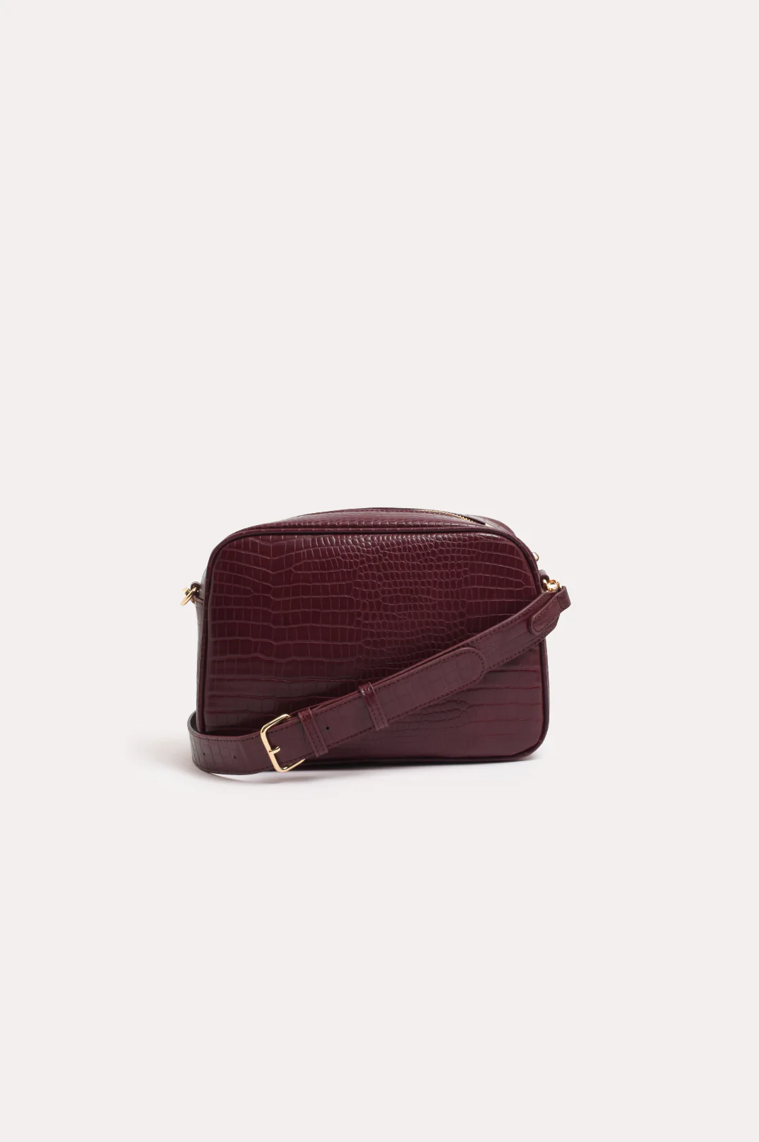 Charli Croc Camera Bag (Plum) - Image 4