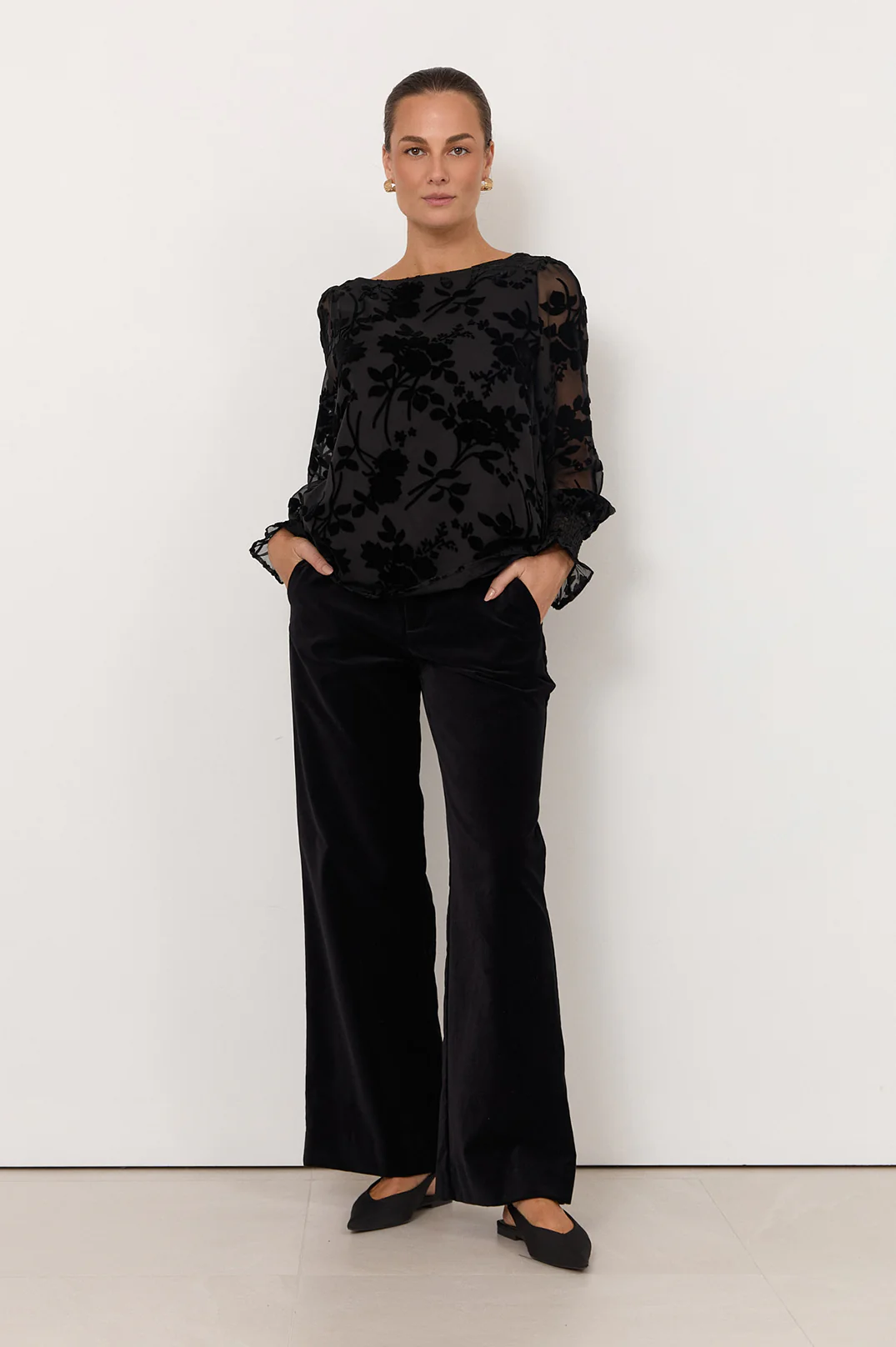 Clover Burnout Top (Black) - Image 3