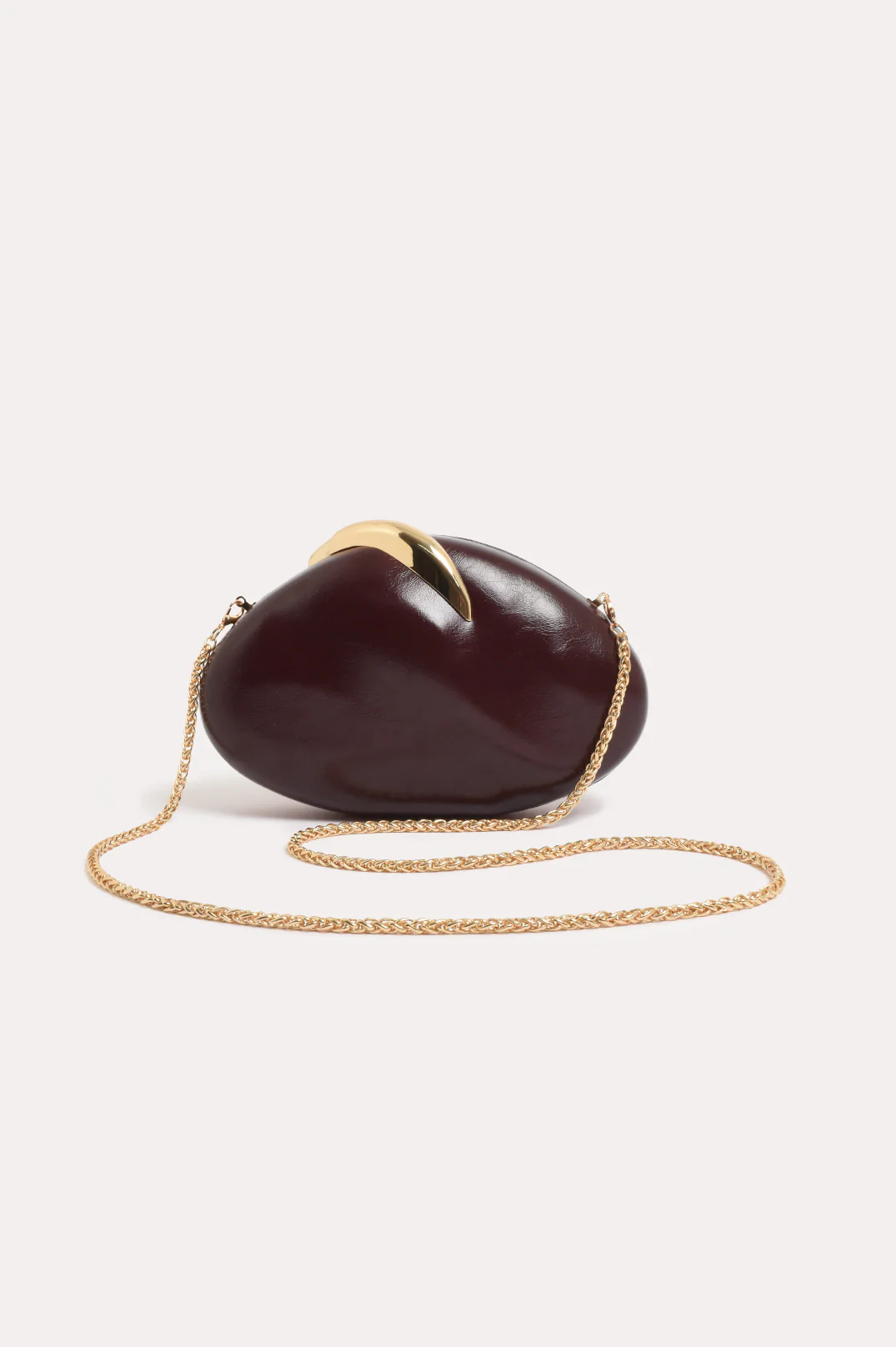 Crista Metal Clasp Event Clutch (Wine) - Image 3