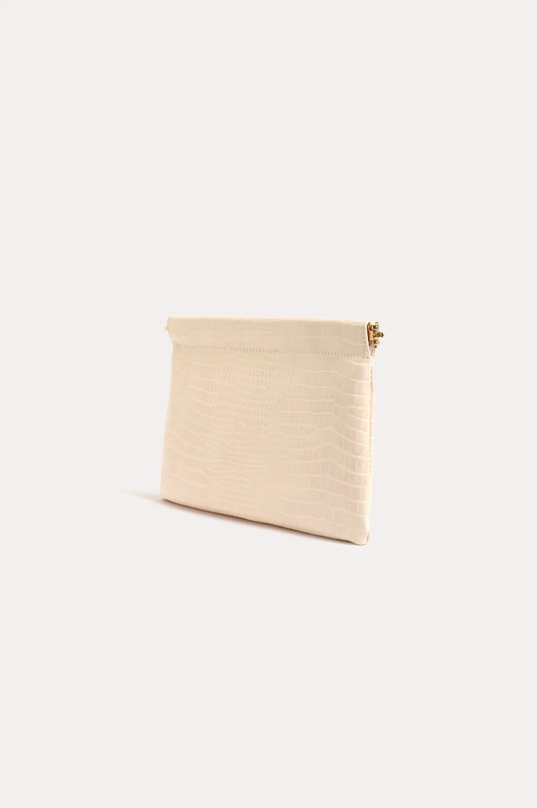 Daniella Croc Frame Clutch (Nude) - Image 3