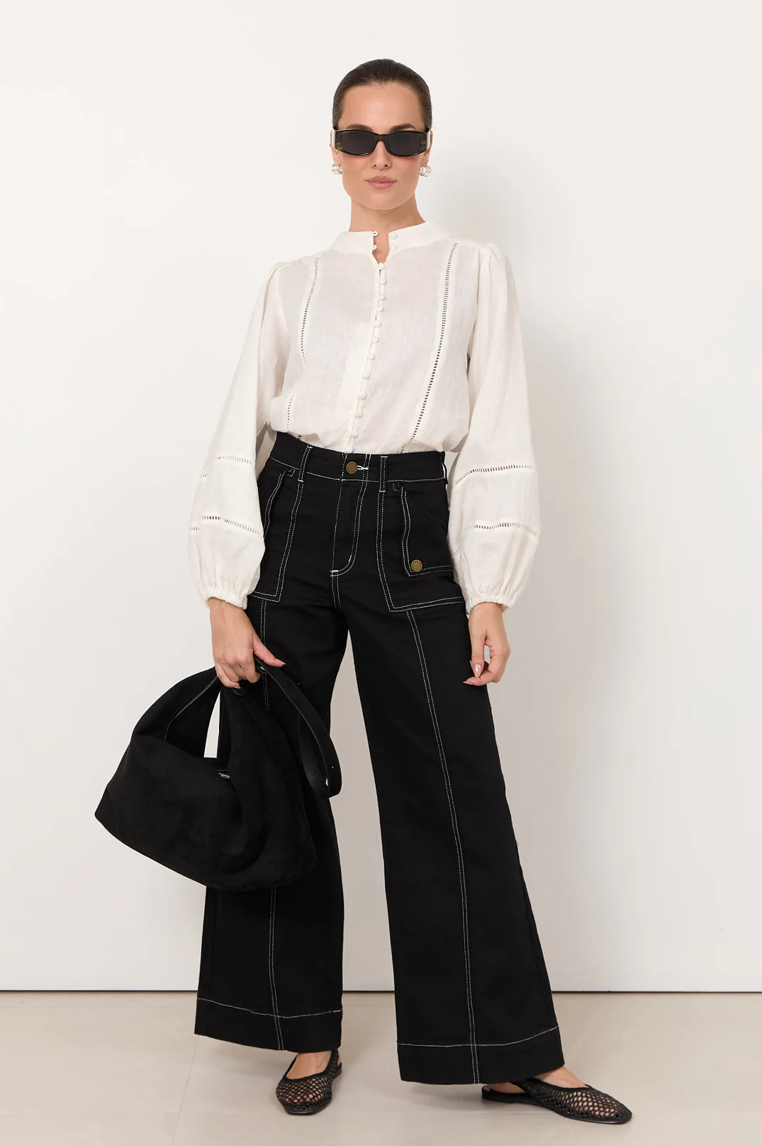 Dion Statement Pocket Jean (Black) - Image 3