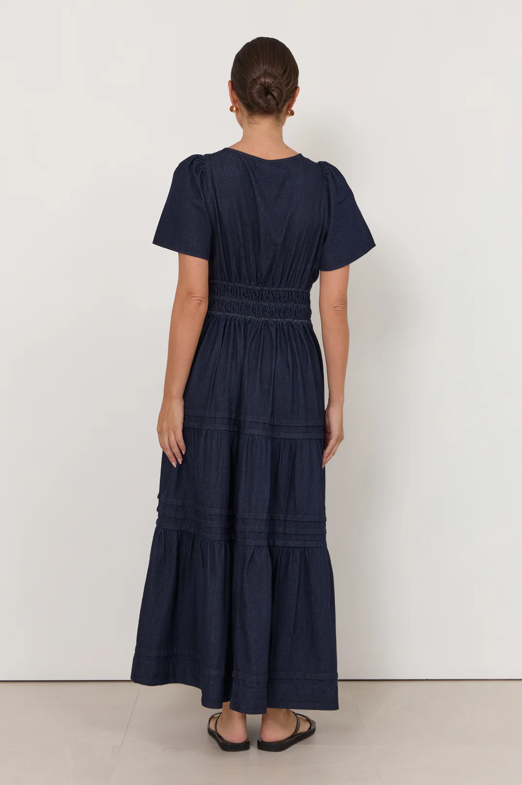 Eliana Lightweight Denim Maxi Dress (Denim) - Image 5