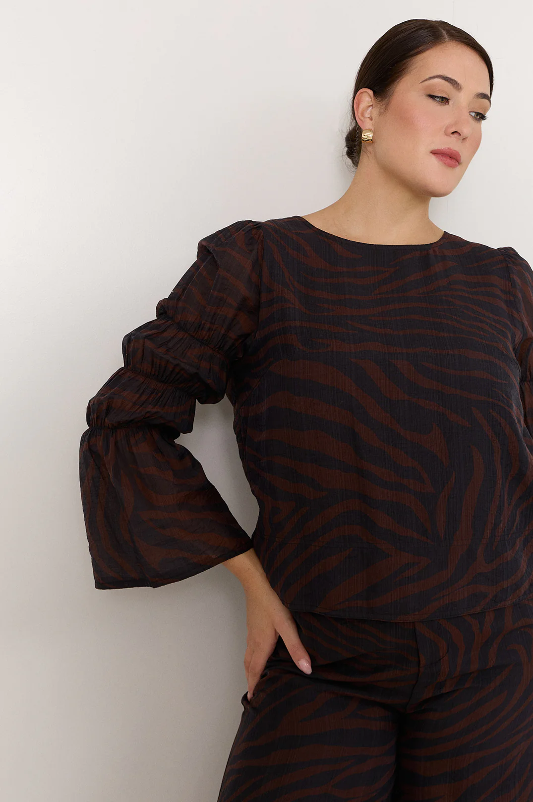 Johanna Zebra Print Top (Zebra) - Image 3