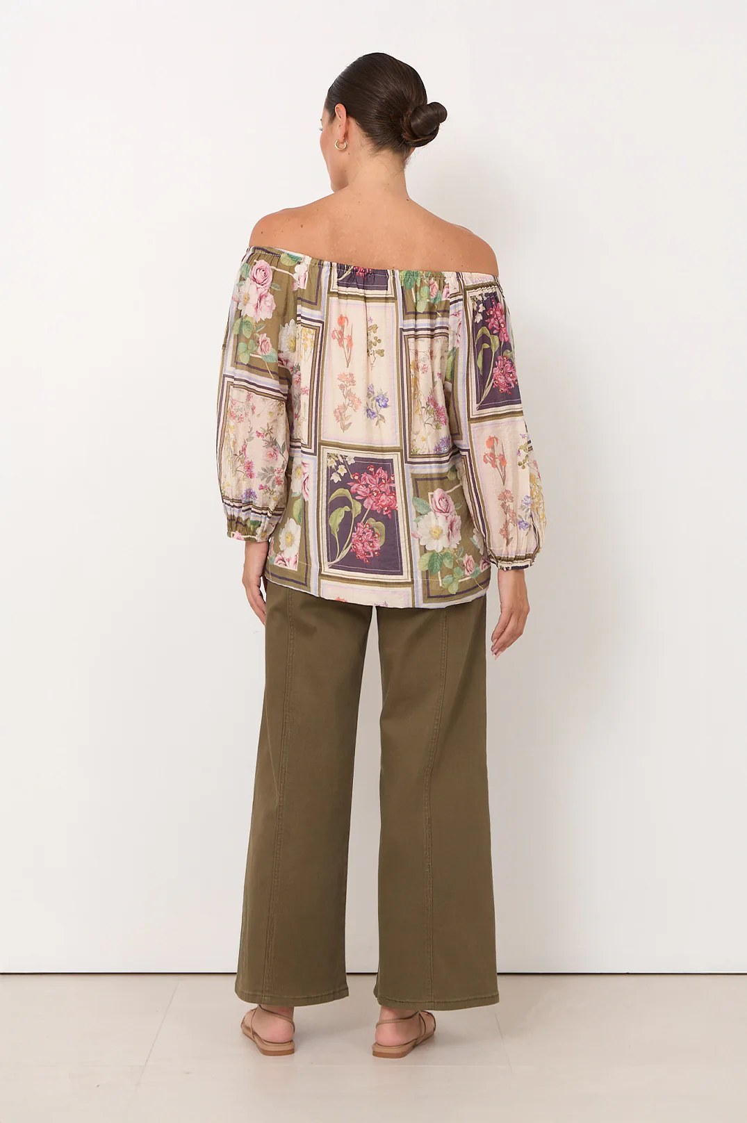 Kelsey Austria Print Off Shoulder Top (Print) - Image 4