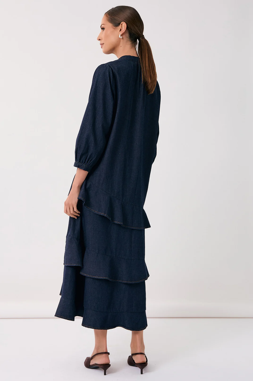Kiera Lightweight Denim Dress (Denim) - Image 5