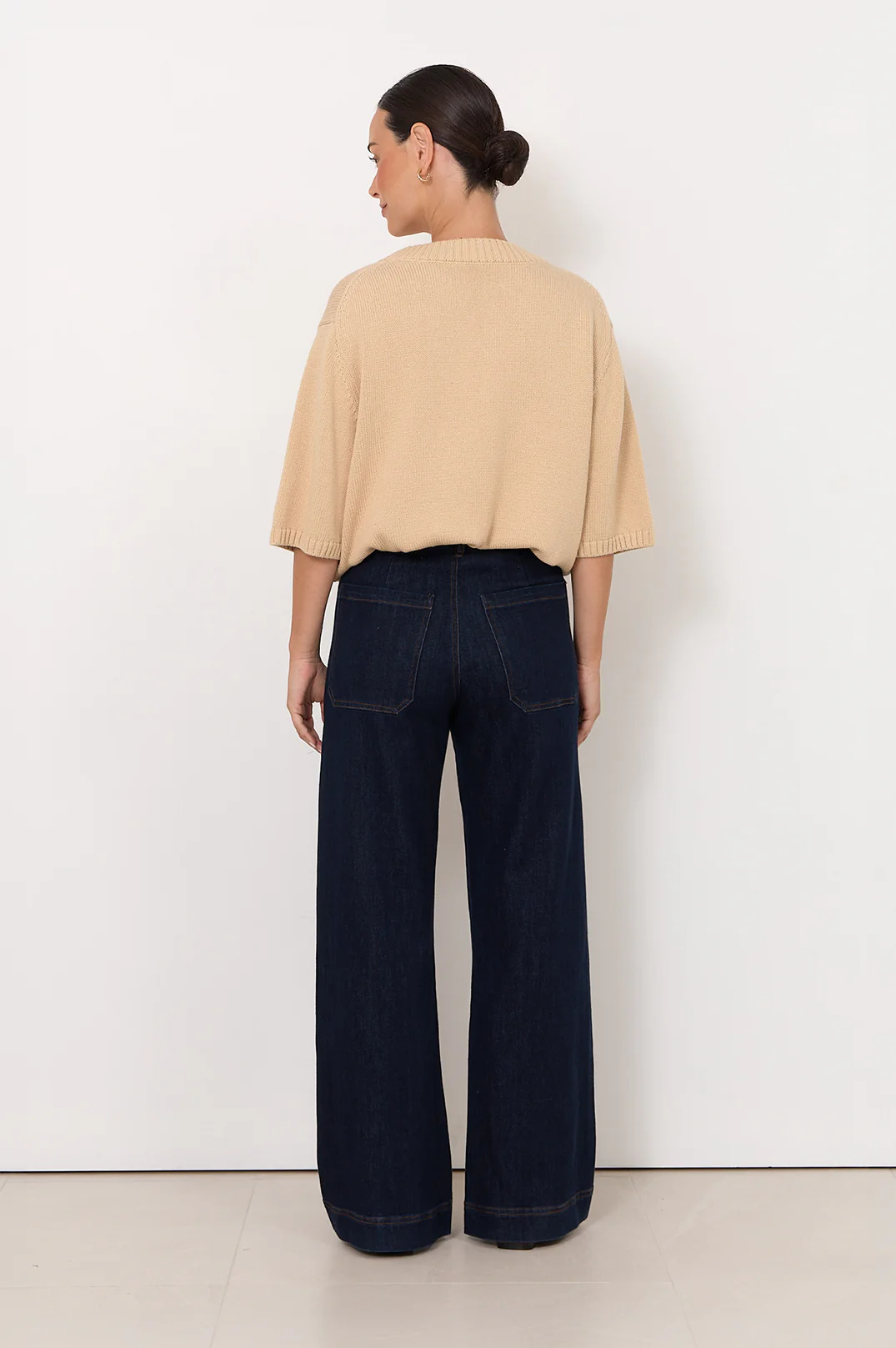 Lucy Patch Pocket Denim Pant (Denim) - Image 4
