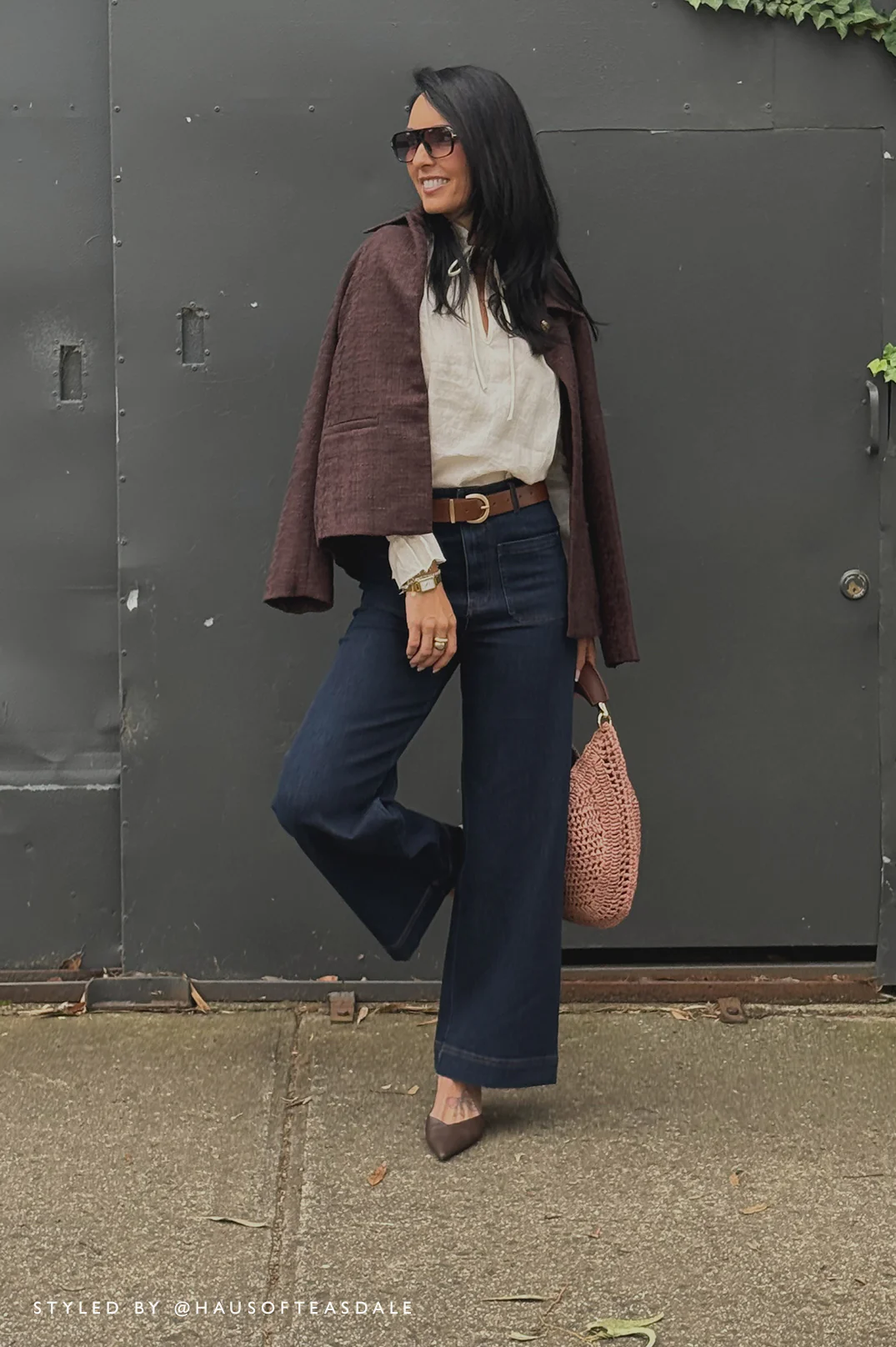 Lucy Patch Pocket Denim Pant (Denim) - Image 5