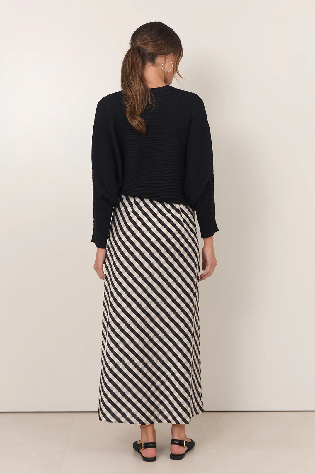 Mae Gingham Maxi Skirt (Print) - Image 6