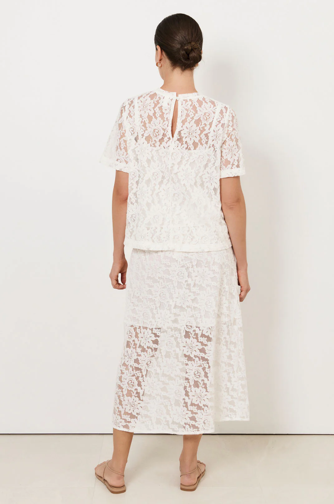 Mae Lace Skirt (White) - Image 5