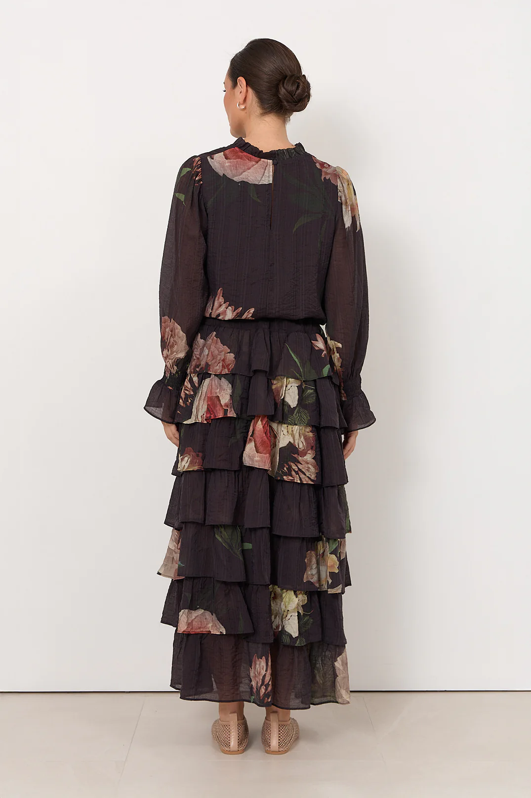 Maisy Chandon Print Ruffle Skirt (Print) - Image 6