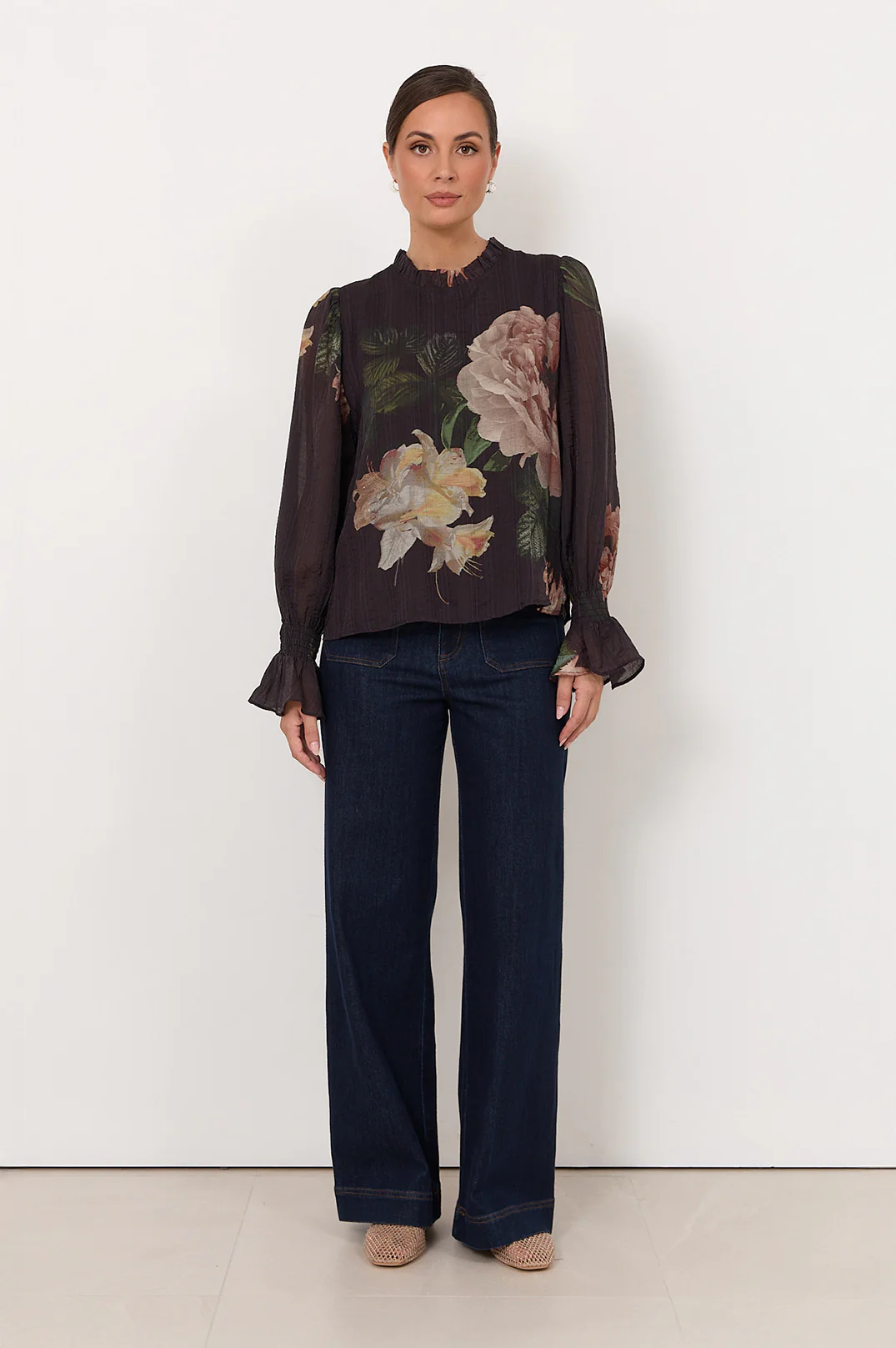 Manning Chandon Print Long Sleeve Top (Print) - Image 3