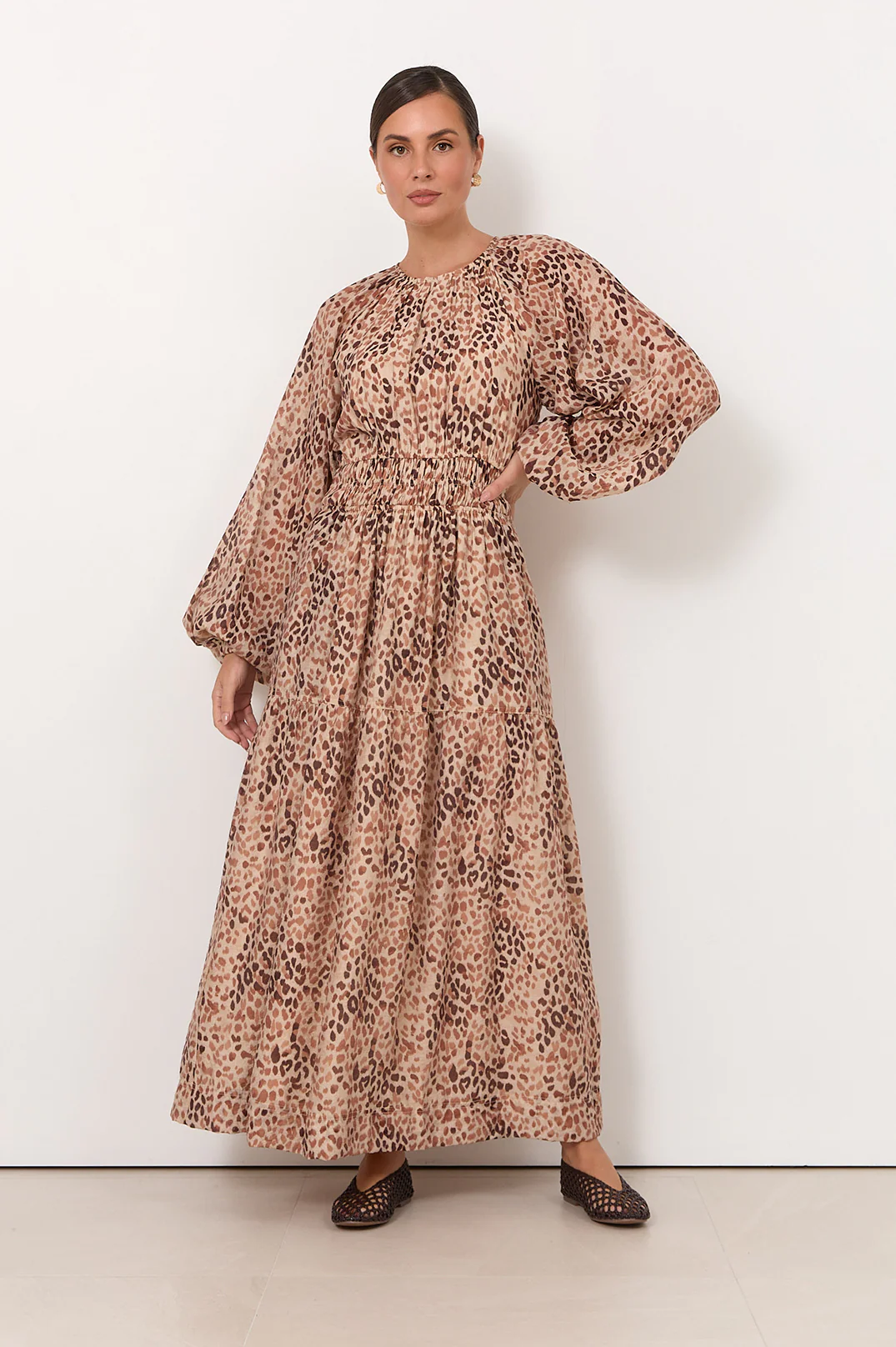 Melissa Maxi Dress (Leopard) - Image 5