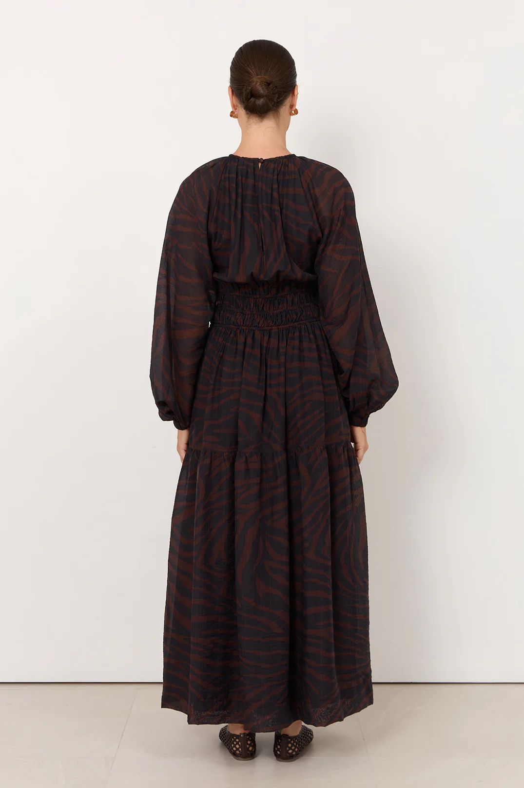 Melissa Zebra Print Maxi Dress (Zebra) - Image 5
