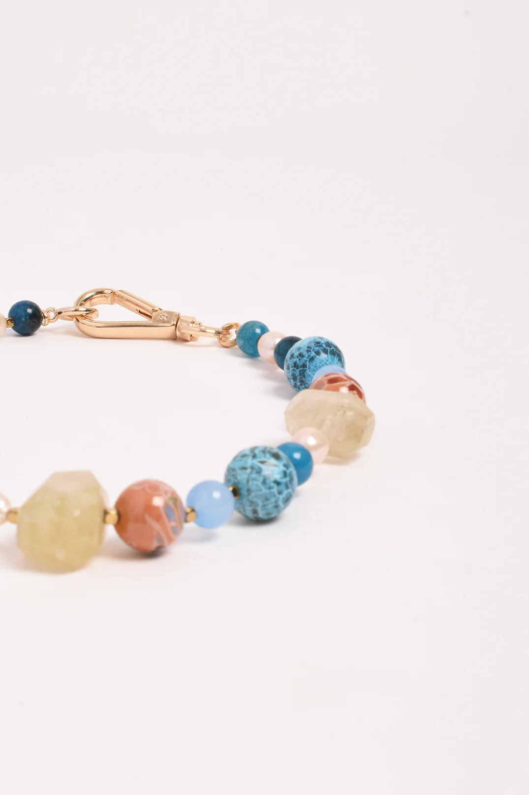 Mixed Bead Short Necklace (Multi) - Image 4