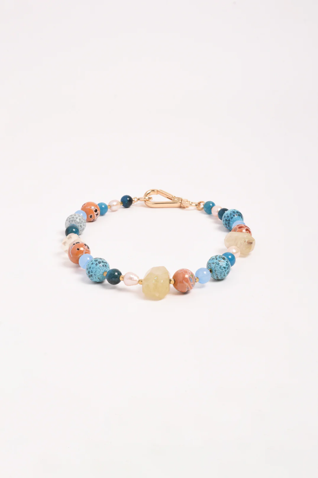 Mixed Bead Short Necklace (Multi) - Image 6