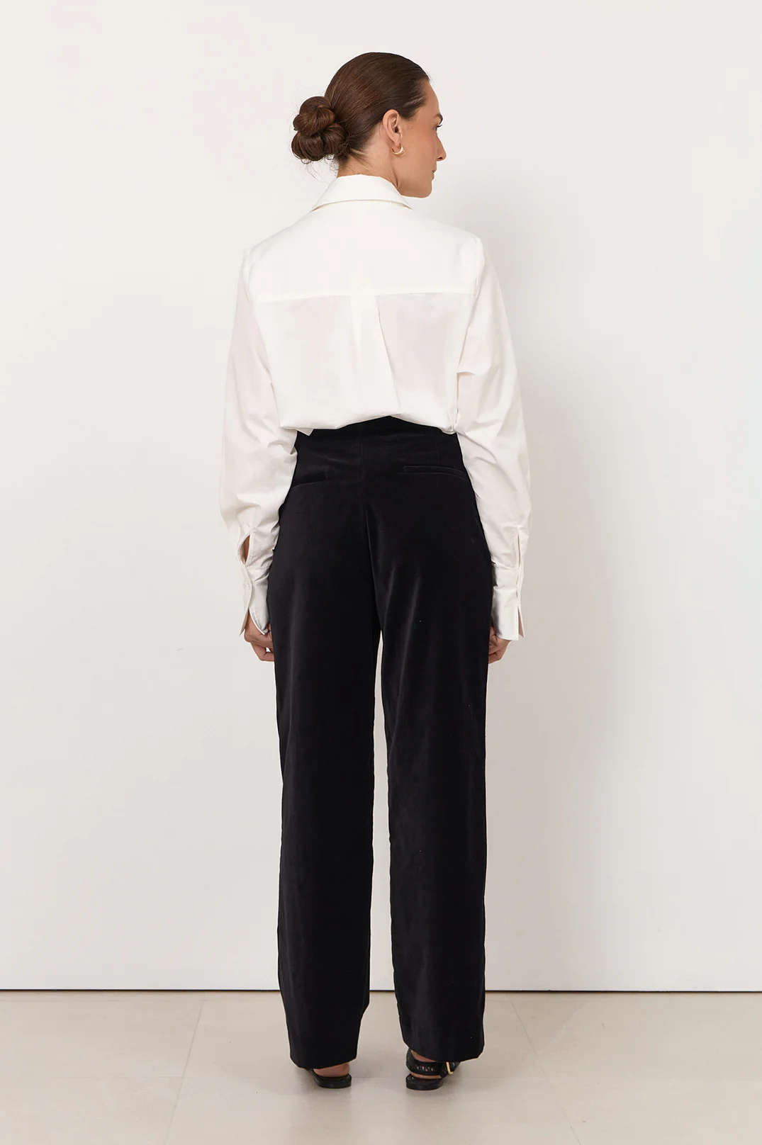 Nisha Velvet Pant (Black) - Image 3