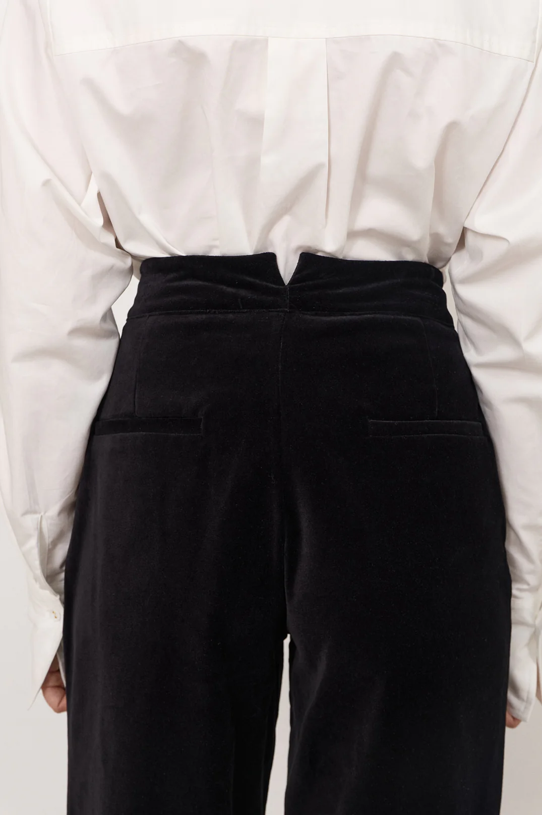 Nisha Velvet Pant (Black) - Image 4
