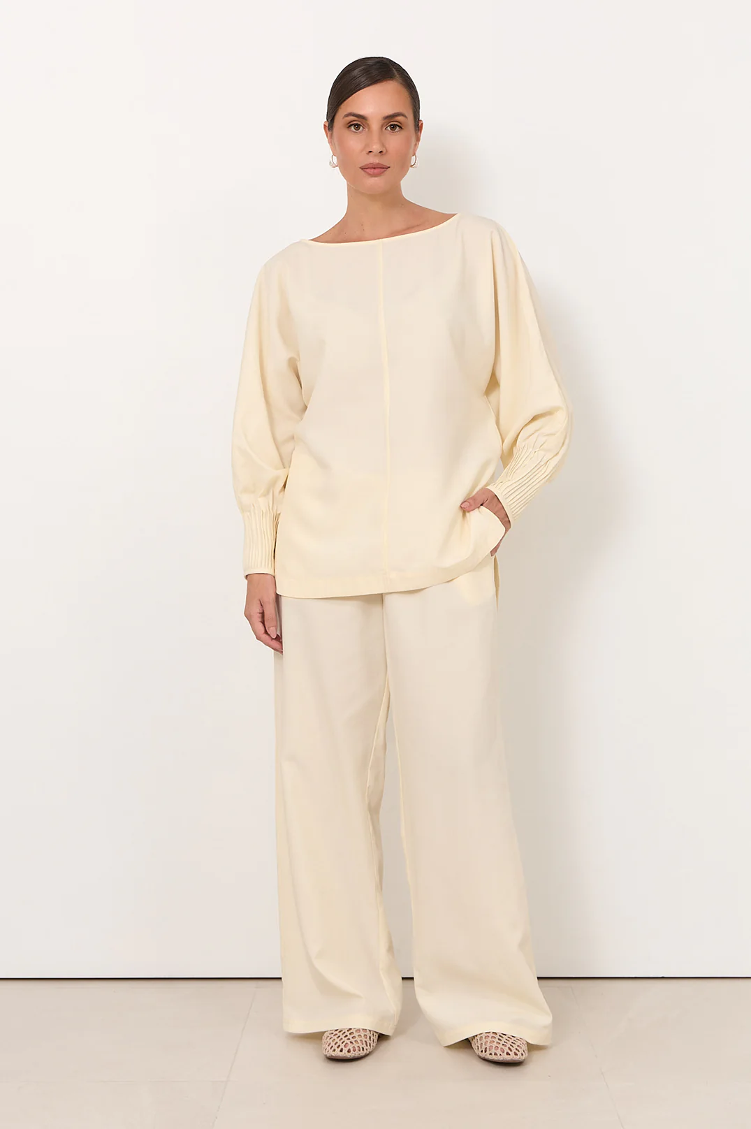 Olas Batwing Top (Butter Yellow) - Image 4
