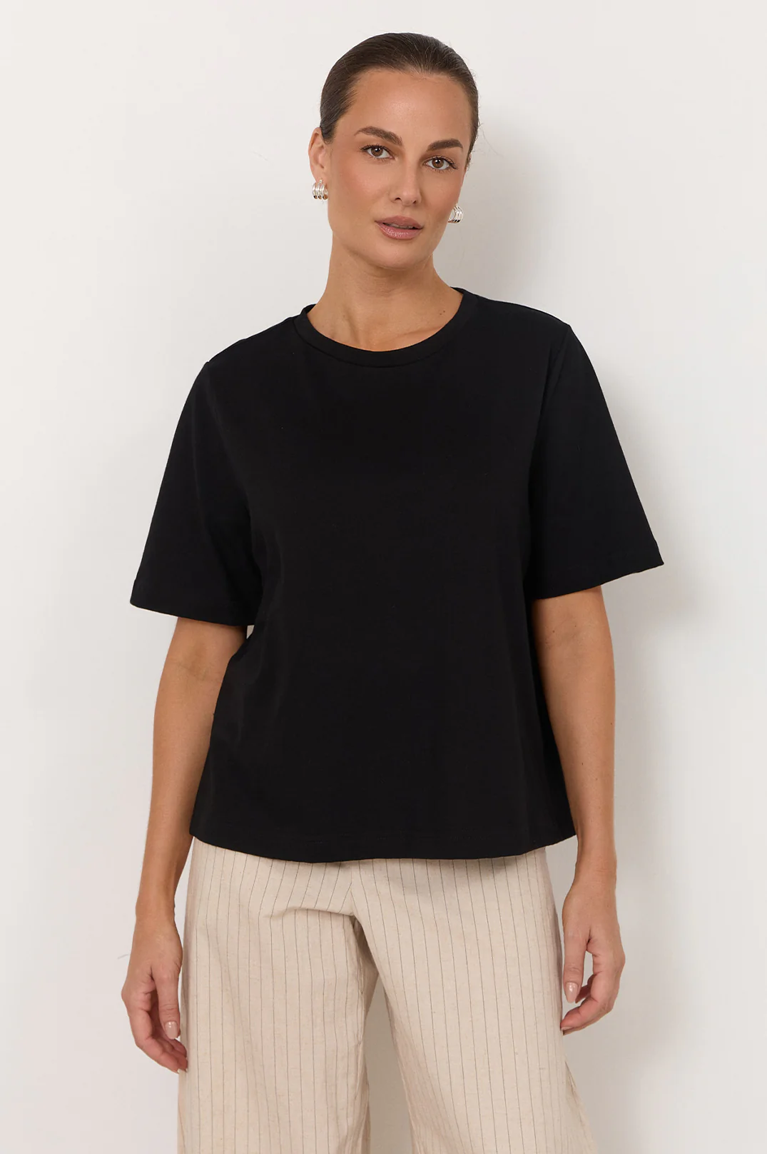Orion Cotton Tee (Black) - Image 3