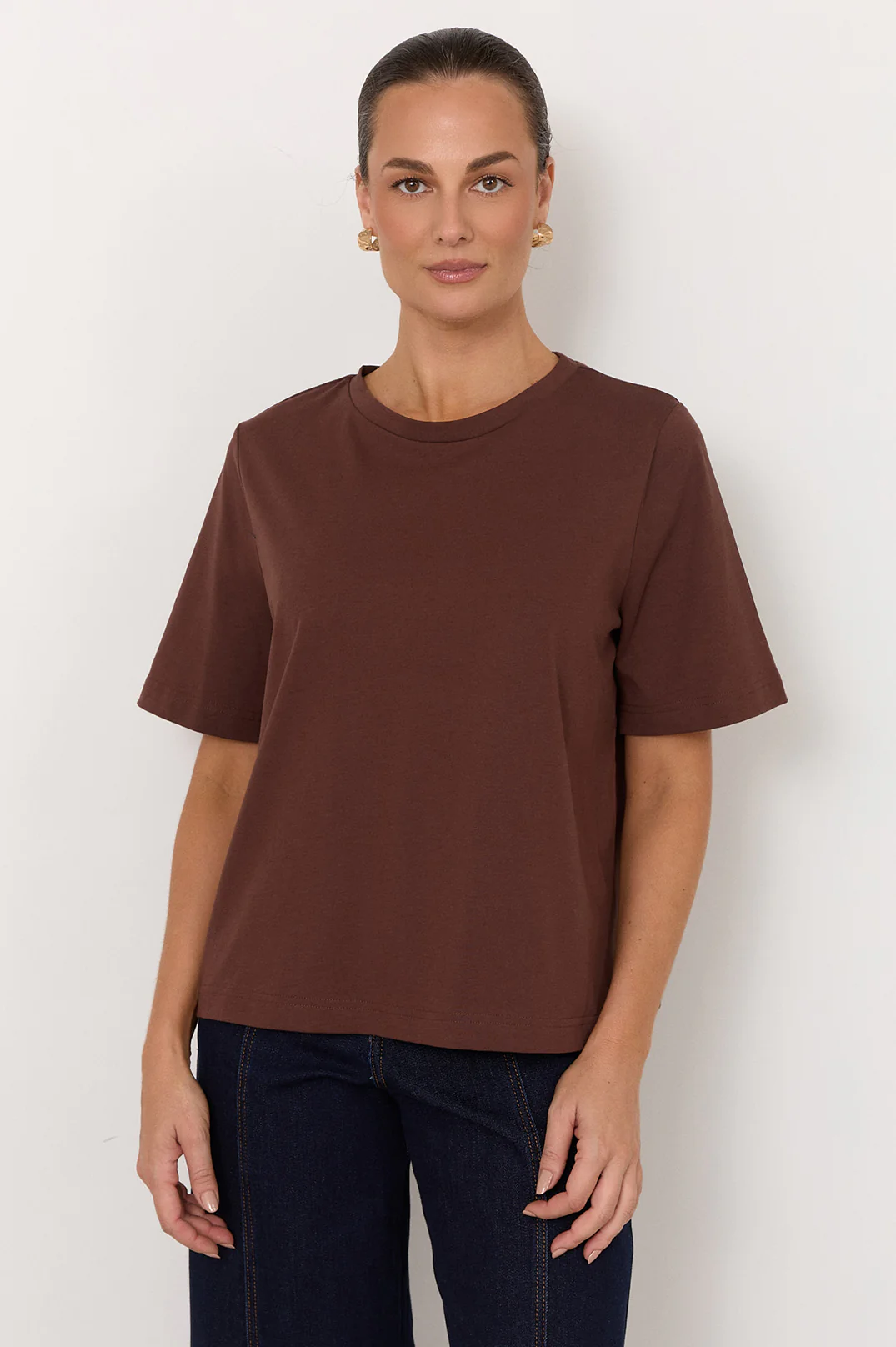 Orion Cotton Tee (Chocolate) - Image 3