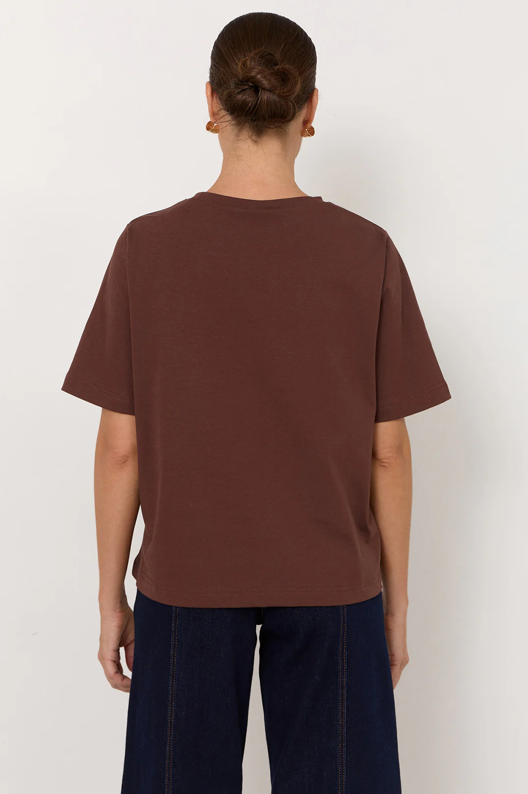 Orion Cotton Tee (Chocolate) - Image 4