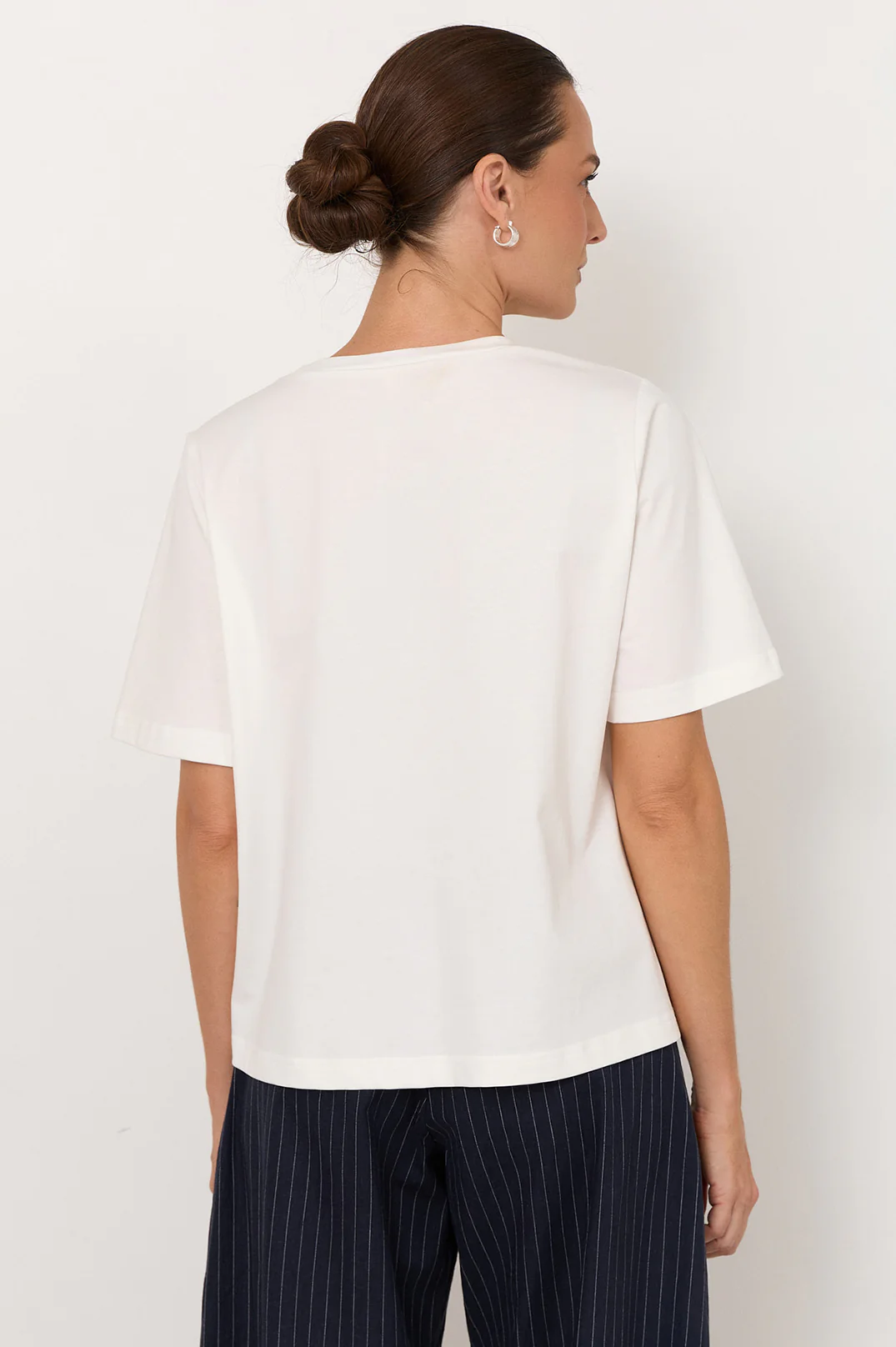 Orion Cotton Tee (White) - Image 3