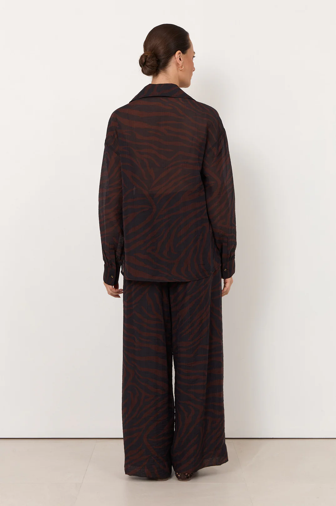Orla Zebra Print Shirt (Zebra) - Image 3