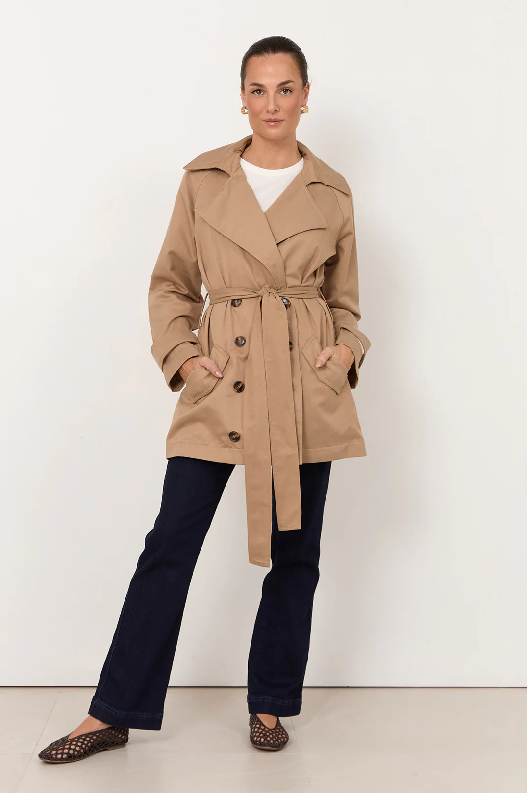 Paris Short Trench (Camel) - Image 3
